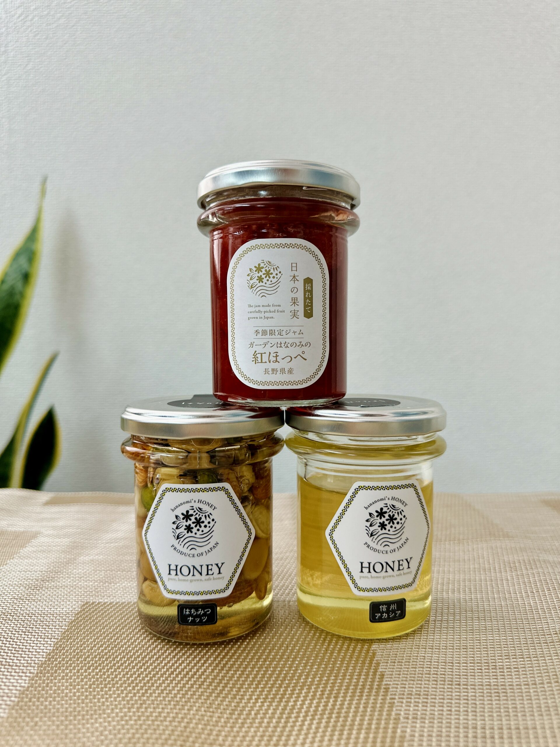 はなのみ「はちみつジャム」 信州産ブルーベリー蜂蜜ジャム (220gビン×12本セット) 受注生産：3月受付、4月出荷予定【長野県長野市】国産 春のジャム（いちご）＆はちみつ 大畑おすすめ3種セット | 大畑大介商店