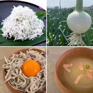 釜揚げしらすと新玉ねぎで至福の時間