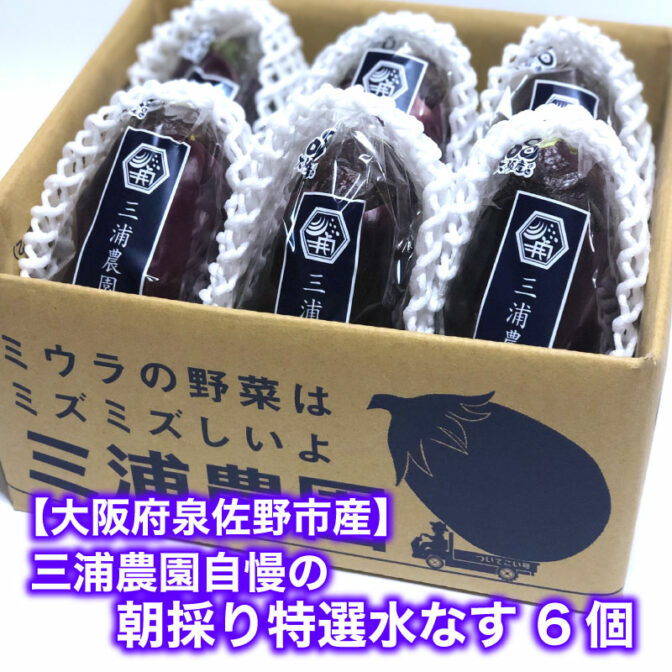 三浦農園の水なす