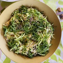 鮎のコンフィ　スパゲティ（パスタ）　レシピ